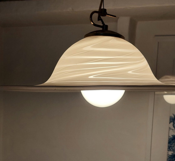 Image 1 of Suspension de grande taille, style futuriste, en verre de Murano