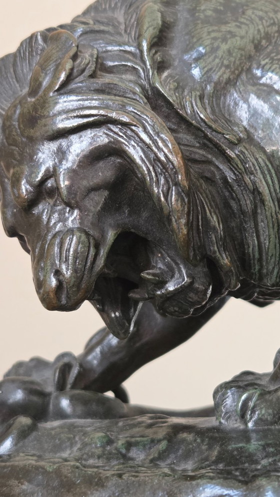 Scultura in bronzo Antonin-Louis BARYE (1796-1875) – Antoine-Louis Barye, Arte (photo 3 of 15)