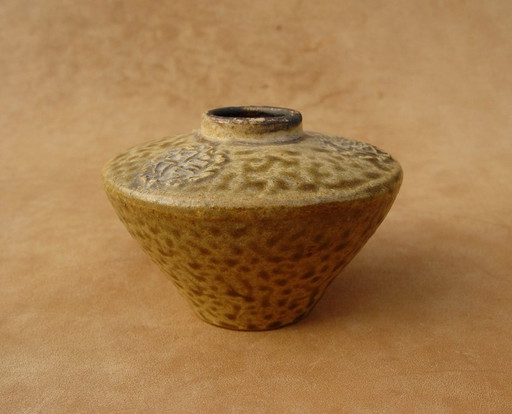 Studio Pottery, Kunstenaarsvaas, Japon, émail exceptionnel