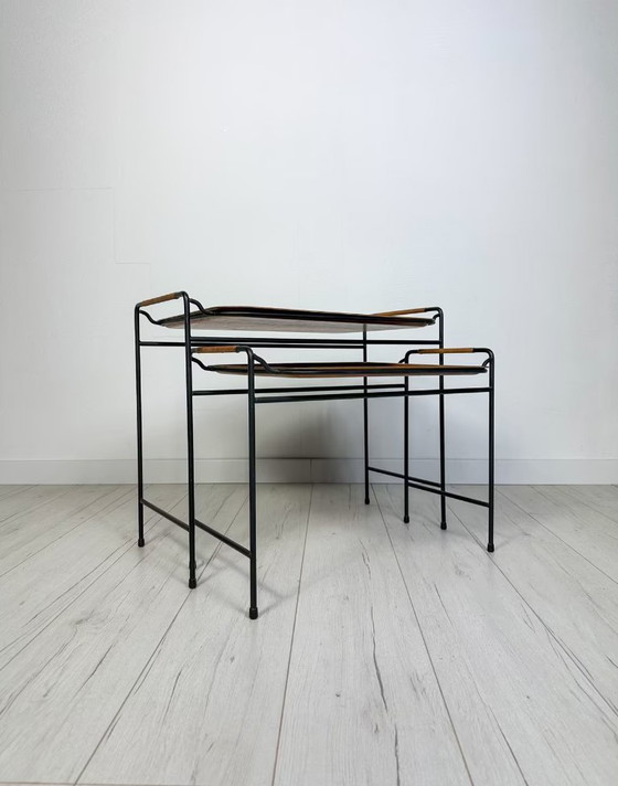 Image 1 of Vintage Danish Teak Nesting Tables by Silva 60s