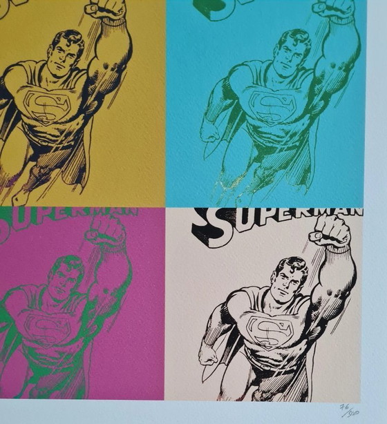 Image 1 of D'après Andy Warhol, Superman, années 1980, lithographie
