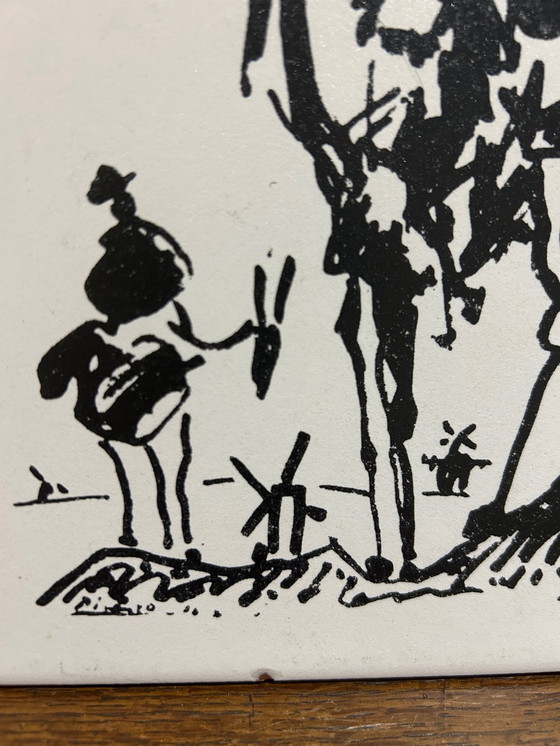 Image 1 of Ceramic Trivet Picasso