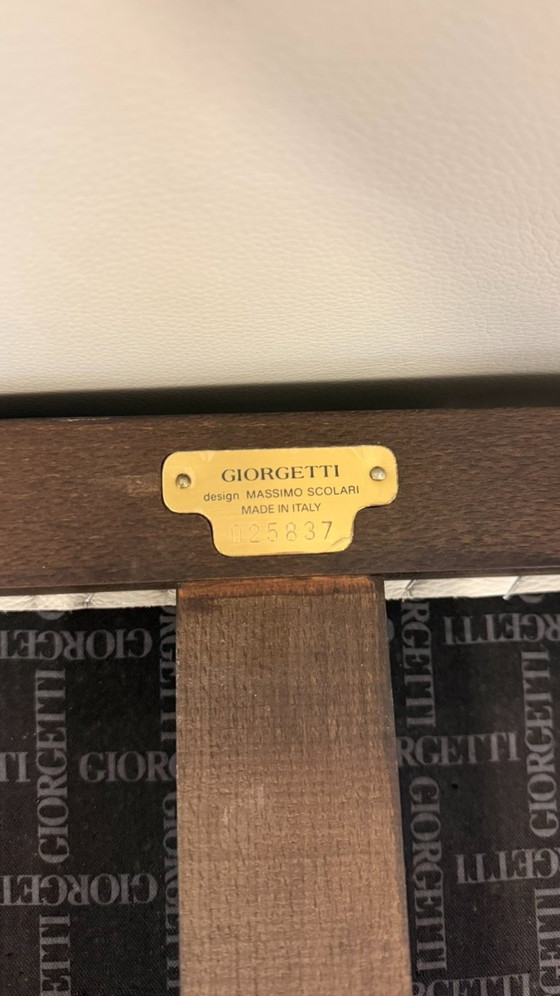 Image 1 of Sedie da pranzo vintage Giorgetti di Massimo Scolari - Set di 8