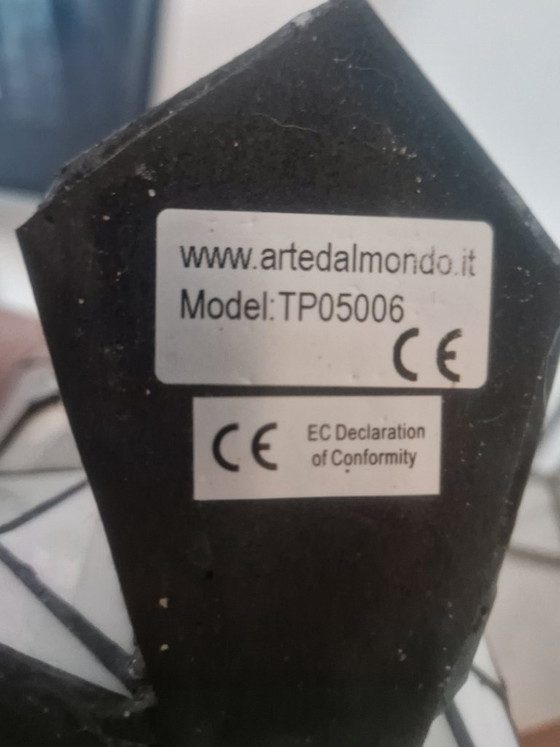 Beautiful Tiffany lamp, brand ARTE DAL MUNDO. – Arte dallas mundo, Table lamps, Glass (photo 10 of 12)