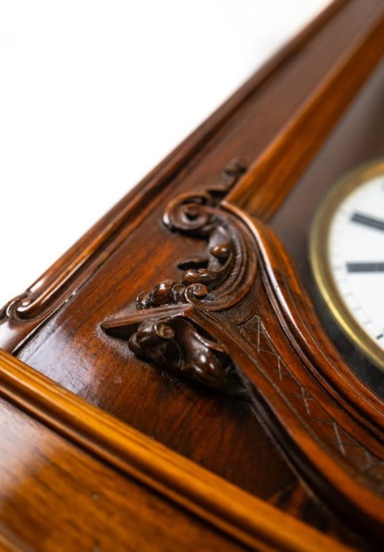 Reloj de pared tallado – Relojes, Madera (photo 5 of 5)