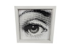 Piero Fornasetti - 'Occhio' - Bardelli - Carreau de céramique avec cadre en bois - Italie - 2000