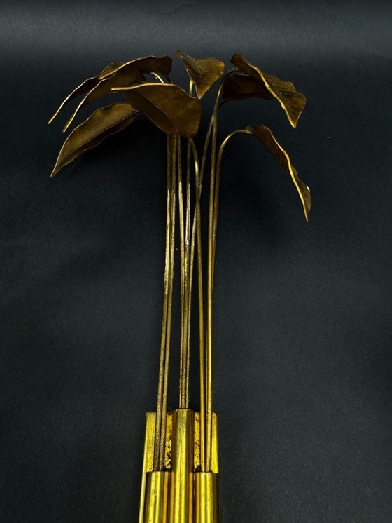 Image 1 of Coppia di appliques Maison Charles "Lauriers", 1960 circa