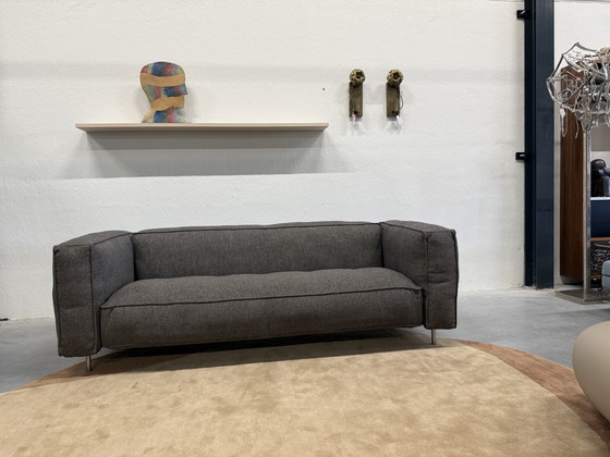 Image 1 of Gelderland 6400 Sofa 3 Seater Kvadrat Moss fabric 230