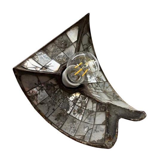 Image 1 of Suspension industrielle vintage n° 2 par Esla avec miroirs