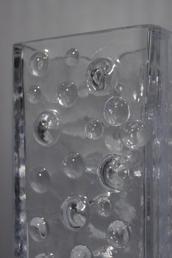 Image 1 of Vase verre Bubble design Erich Jachmann pour WMF Allemagne 1970s