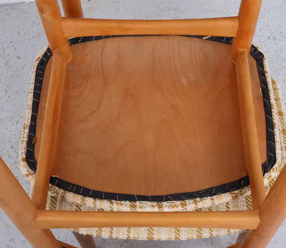 Børge Mogensen Model 122 Eetkamerstoelen, Søborg Møbelfabrik, 1952 – Textile, Wood (photo 12 of 13)