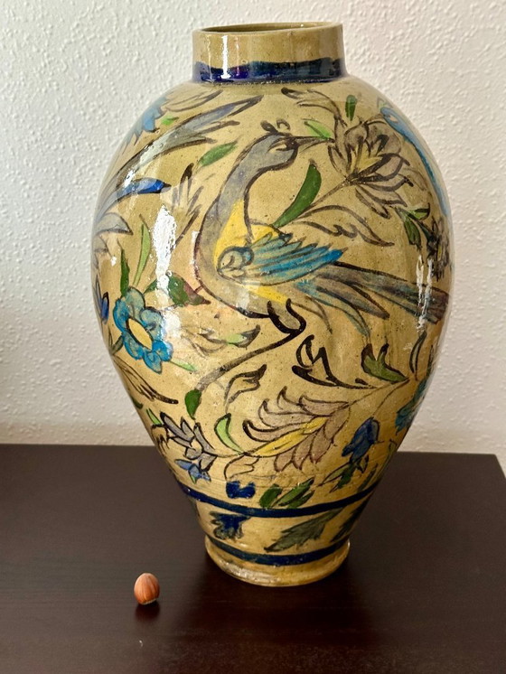 Image 1 of XXL VASE DYNASTIE KADJAR PERSE ANCIEN