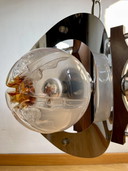 Space Age Mazzega Murano hanging lamp
