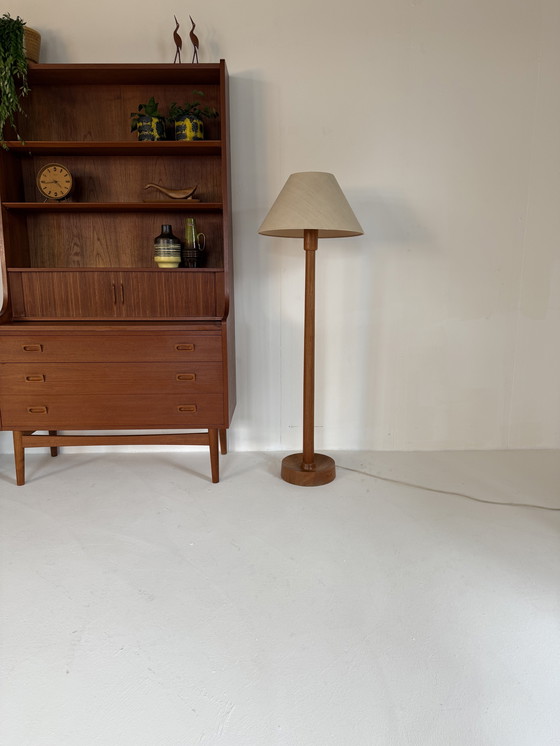 Image 1 of Vintage teak floor lamp, Domus '70