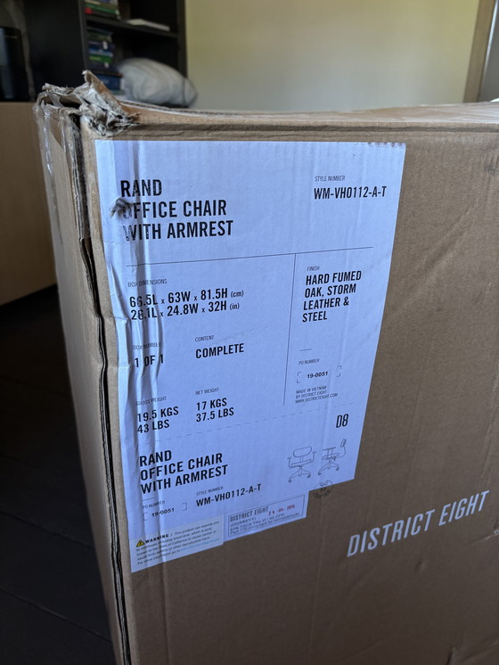 Image 1 of Sedia da ufficio Rand del Distretto Otto