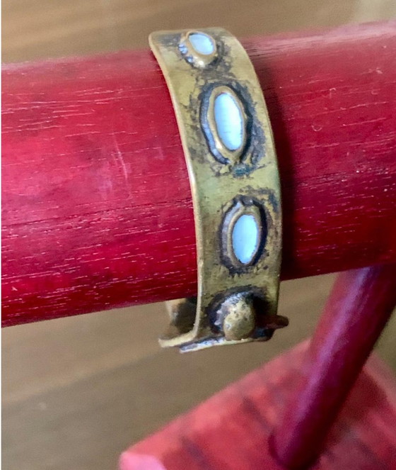 Bracelet Manchette St Luc - Bronze Et Émail Blanc – Cadeaux, Other (photo 4 of 8)