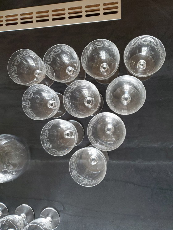 Image 1 of Baccarat - Servizio di bicchieri in cristallo - Modello Camilla (rif. 4050)