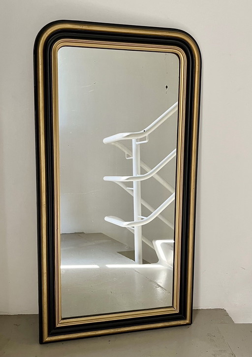 Beautiful antique bar mirror 127x67cm