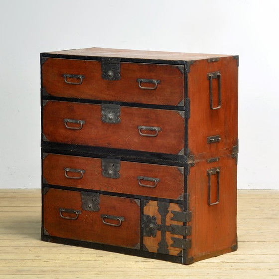 Image 1 of Commode japonaise Tansu, vers 1870