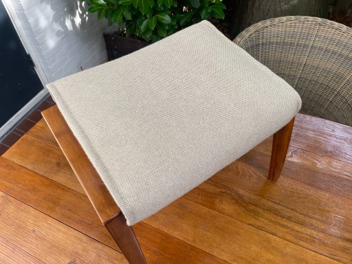 Farstrup Mobler Deense Voetenbank Pouf – hockers en poefs, Textile, Wood (photo 2 of 16)