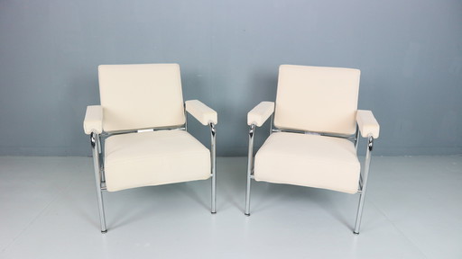 2x Fauteuil Wagon Fumoir LC13 Le Corbusier, 1931