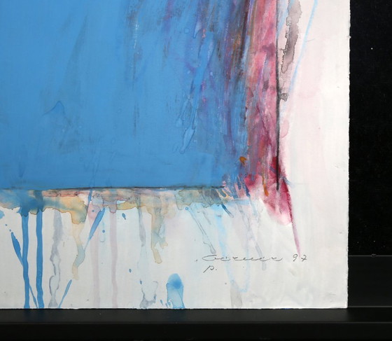 Image 1 of Berner, Bernd - Senza titolo - 1997 - Guazzo su carta fatta a mano - firmato a mano