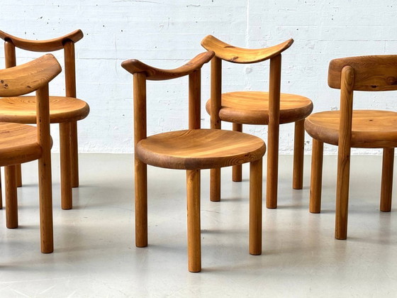 Image 1 of 5 chaises de Rainer Daumiller pour Hirtshals Savvaerk, années 1970