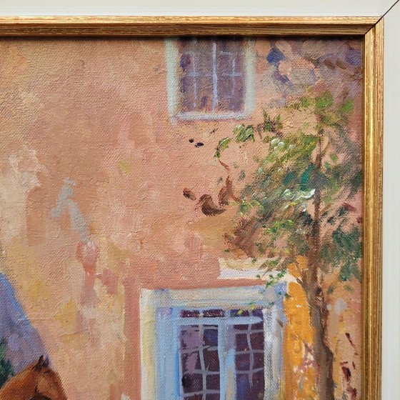 Image 1 of «Au club hippique» Fran Baró, XXe siècle – Valence, Espagne