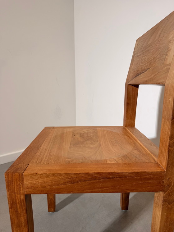Image 1 of Set mit 6 Esszimmerstühlen aus massivem Teakholz