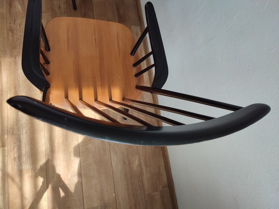 Image 1 of Silla escandinava de huso, silla de huso de madera