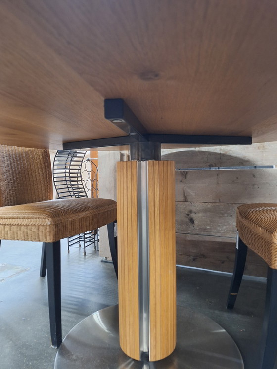 Image 1 of Tavolo da pranzo Bree's New World Steely in rovere massiccio