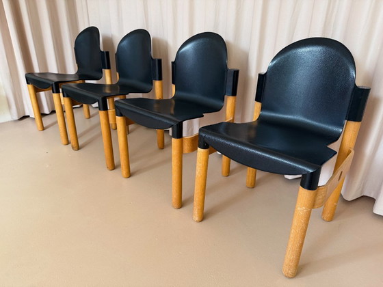 Vintage Thonet Flex 2000 Gerd Lange Chairs – Dining chairs, Plastic, Wood (photo 5 of 14)