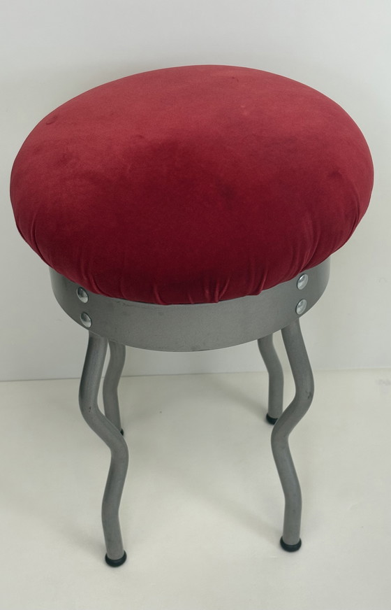 Image 1 of Set angolo lettura/seduta anni Ottanta Sgabello Pin Age anni Ottanta URI