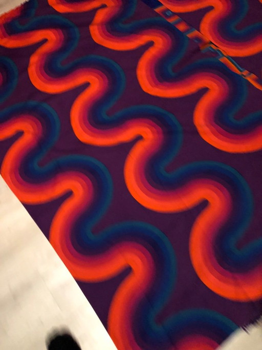 2 cortinas Verner Panton Mira X Curve Multicolor – decoratieve objecten, Cotton (photo 2 of 6)