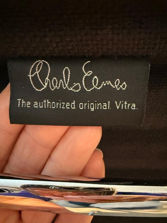 Image 1 of Vergader set Eames: Segmented table + 6 stoelen EA108