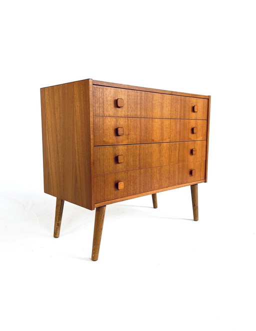 Teak Chest of Drawers, Domino Denmark '60