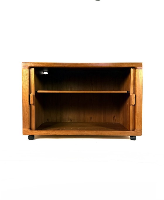 Image 1 of Vintage teak TV cabinet/audio furniture, Dyrlund '80