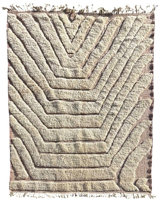 Image 1 of Tappeto berbero moderno marocchino Mrirt in lana 210x300 cm