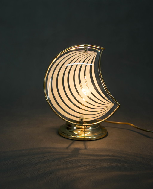 Tisch- oder Nachttischlampe, Italien, 1980S