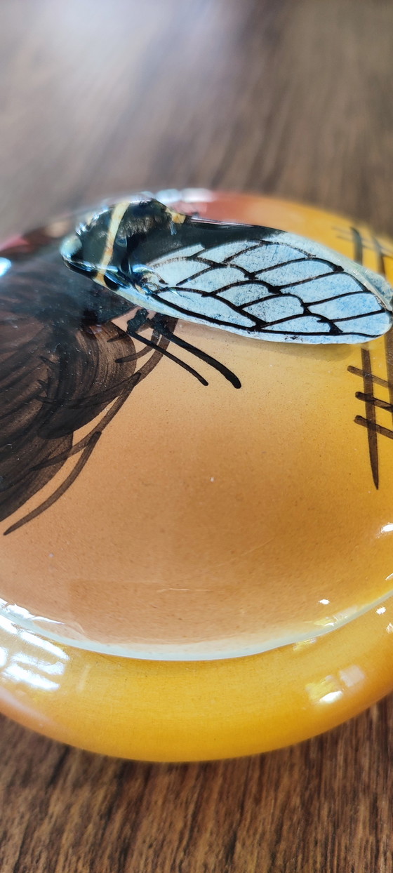 Image 1 of Bonbonnière cigale Louis Sicard in Vallauris