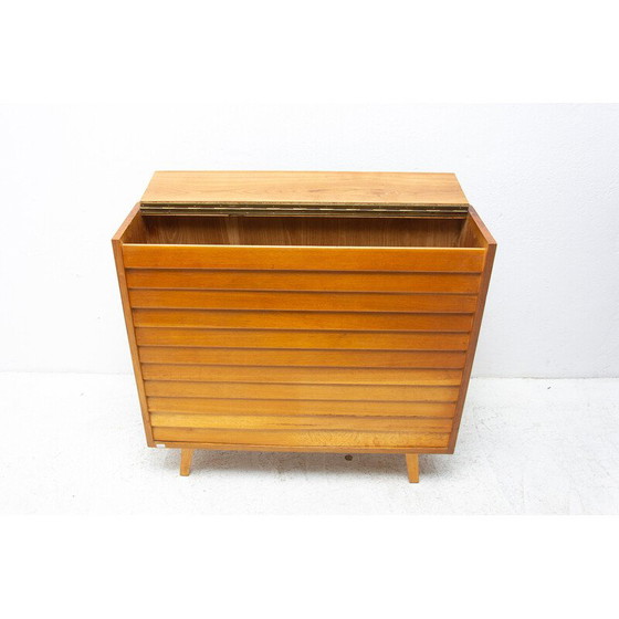 Image 1 of Vintage chest of drawers in oak wood and beech wood, Czechoslovakia 1960