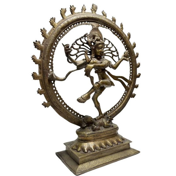 Lot 447 – Nataraja en Bronze – Sculptures Style Temple Indien (photo 2 of 9)