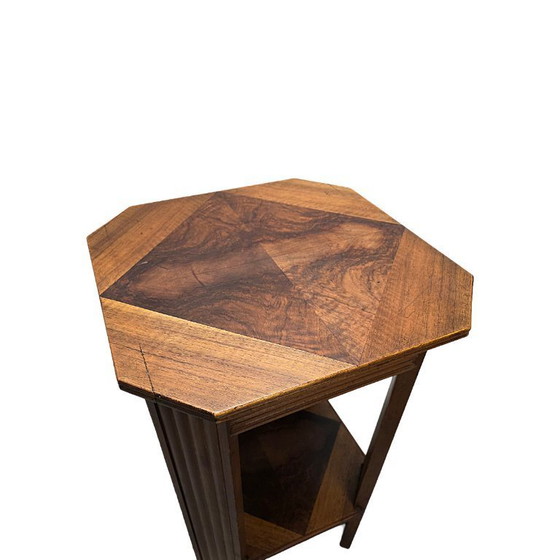 Image 1 of Table d'appoint octogonale Art déco française, années 1930