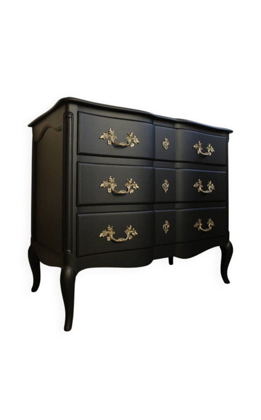 Commode noire d'époque