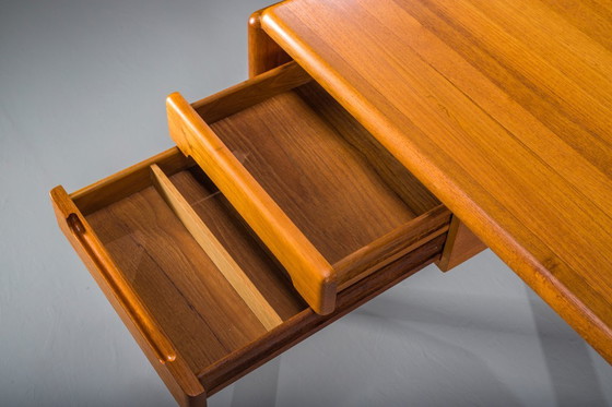 Image 1 of Vintage Danish Cabinetmaker Desk in Teak, 1950s