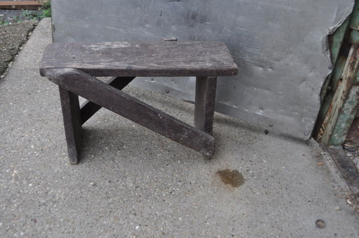 Bruin geschilderde Kruk, jaren 40