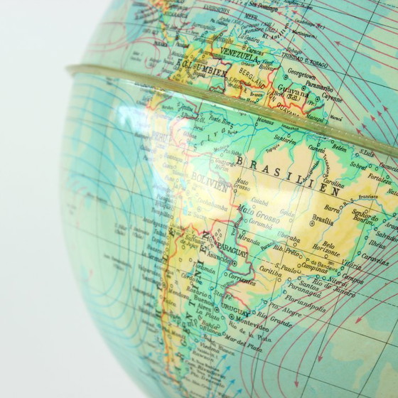 Image 1 of Verlichtende Vintage Plastic Globe, Tsjecho-Slowakije 1960