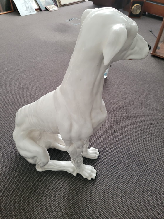 Image 1 of Levriero italiano vintage in ceramica anni 1960/70