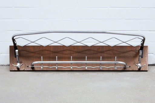 Vintage 1950s Wall Coat Rack