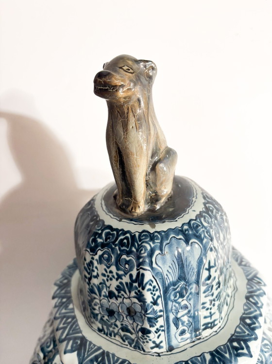 Vase en céramique de Delft peint à la main, XIXe siècle – Ceramic (photo 7 of 17)